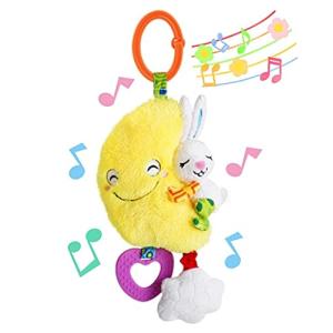 Smiim メロディーが鳴る ベビーカー メリー ベッド メリー 車 チャイルドシート 赤ちゃん あかちゃん おもちゃ 寝かしつけ オルゴール