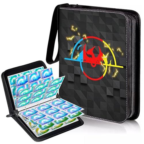 カードファイル9つのポケットに900枚のカードを収納可能、50枚、U 表面の防水性と耐摩耗性のクリッ...