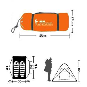Kazumiya テント 2人用 キャンプテント ツーリングテント PU4000MM アウトドア 4シーズン 登山 山岳｜neverminds