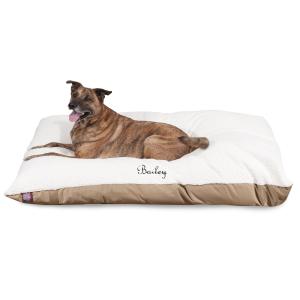 【並行輸入品】 Dogbed4less プレミアム整形外科用ジェルメモリーフォームペットソファベッド 防水ライナーとマイクロスエードブラウンカバー