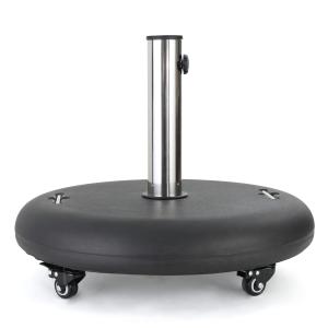 【並行輸入品】 wikiwiki 9フィート パティオ傘 3段 アウトドア テーブル マーケット傘 プッシュボタンチルト/クランク付き 頑丈な骨8