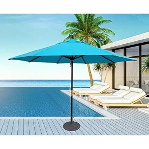 【並行輸入品】 Marusthali 72 inch Elephant Red Cotton Garden Umbrella