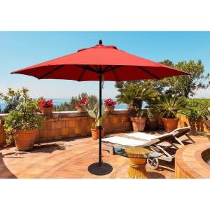 【並行輸入品】 Midtown Umbrellas(ミッドタウンアンブレラ) Sunbrella 傘 9フィート 屋外傘 イエローアクリル生地