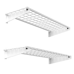 【並行輸入品】Wallmaster 2パック 15x45 高耐久 ガレージ壁棚 45インチ x 15インチ 壁取り付けガレージストレージラック