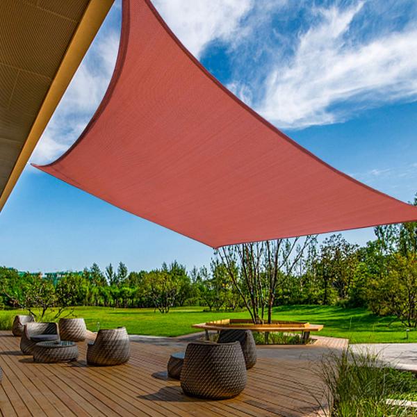 【並行輸入品】 Sun Shade Sail 8'x10' Abstract Rectangle S...