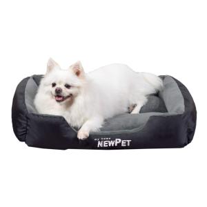 【並行輸入品】 Washable Chew Proof Dog Bed Thick Steel Pipe, Sturdy Canvas Pe