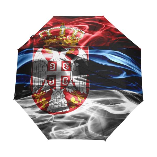 【並行輸入品】 Bulgaria Flag Auto Open/Close Folding Umbr...