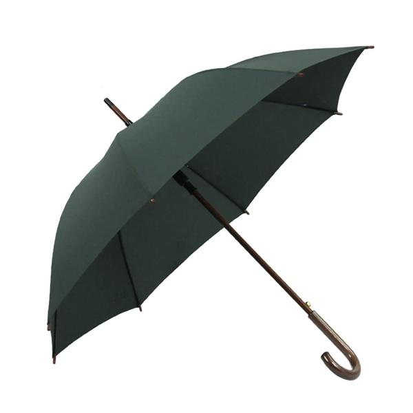 【並行輸入品】 自動UV保護傘 ゴルフ傘 大型 防風 超強力 木製クルックハンドルパラソル(カラー:...
