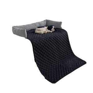 【並行輸入品】 Cat Bed Plush Frog Donut Dog Bed, Warm pet Bed for Winter, Soft