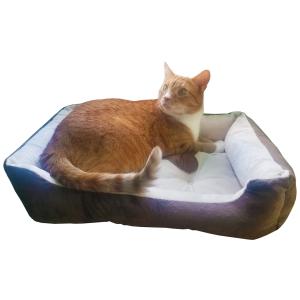 【並行輸入品】 Labpepet Cow Print Small Pet Bed with Bonus Rubber Chicken Toy