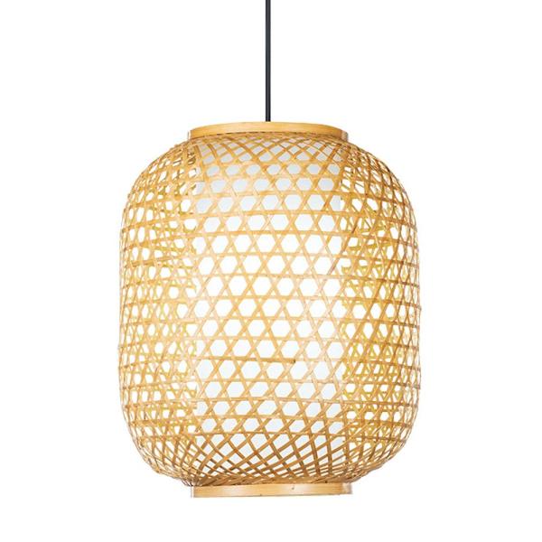 【並行輸入品】 LQZCXMF Modern Japanese Bamboo Pendant Lam...