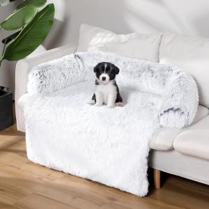 【並行輸入品】 Dog Bed for Small Medium Dogs,PP Cotton Dog Crate Bed with Remov