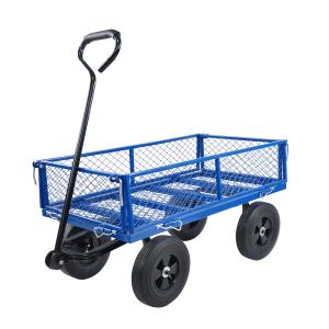 【並行輸入品】 TYMMC Heavy Duty Folding Wagon Cart with All Terrain Wheels Adju