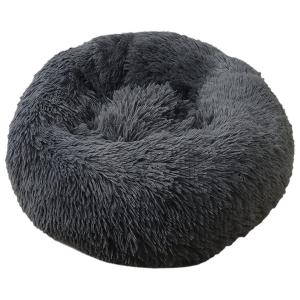 【並行輸入品】 Calming Dog Bed & Cat Bed, Anti Anxiety Donut Dog Bed for Small