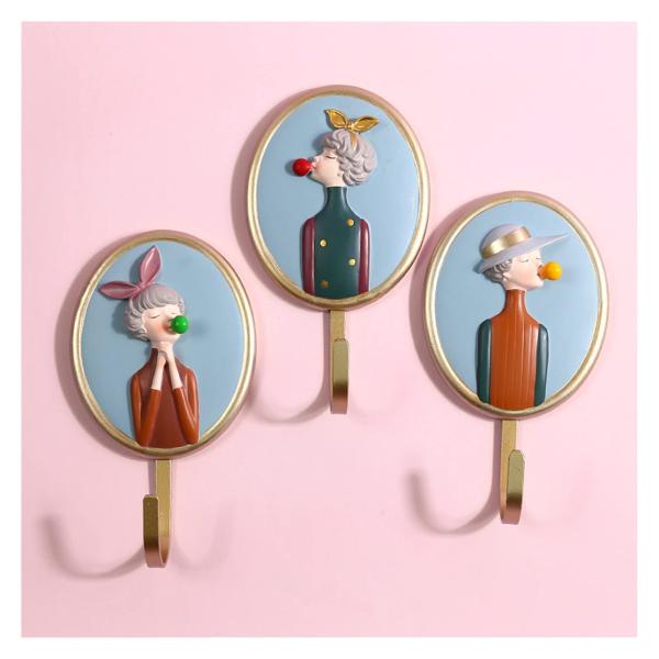 【並行輸入品】Creativity Hook Wall Decoration Bedroom Beh...