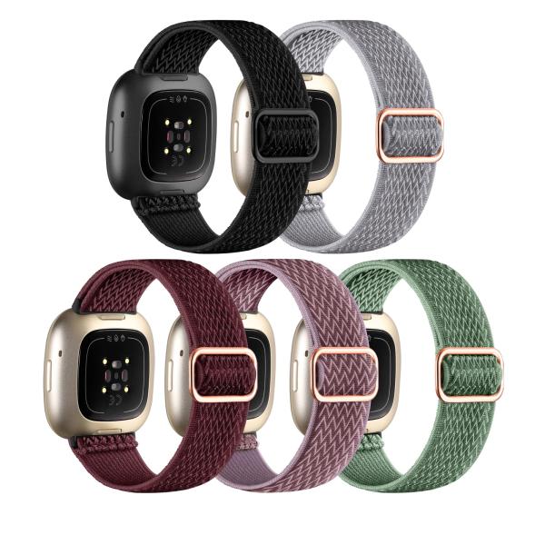 【並行輸入品】Adorve 5 Pack Elastic Nylon Bands Compatibl...