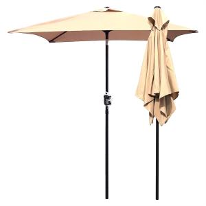 【並行輸入品】 Northlight 9ft Outdoor Patio Market Umbrella with Hand Crank and