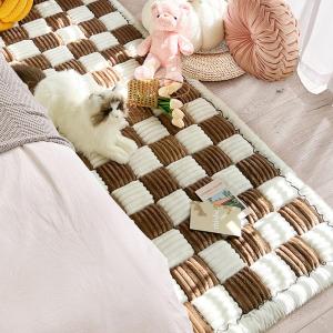 【並行輸入品】 Happycare Textiles Luxury All Sides Faux leather Rectangle Pet B
