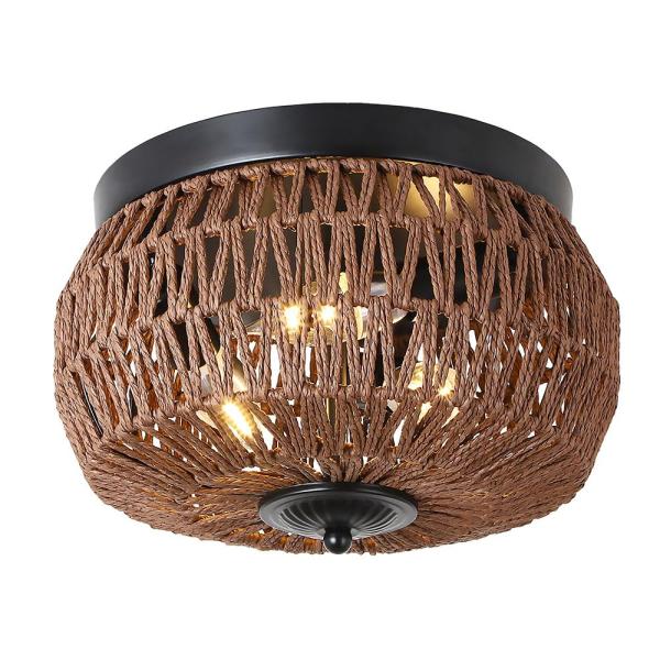 【並行輸入品】 SHUANGZ 3 Light Ceiling Light Retro Indust...