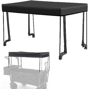 【並行輸入品】 Collapsible Folding Wagon Cart with Heavy Duty Steel Frame, 150L