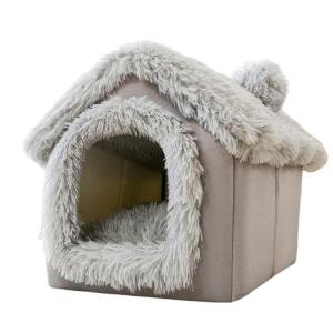 【並行輸入品】 HOMEFLA 30 Inch Round Dog Bed, Washable Cat Bed, Orthopedic Fluf
