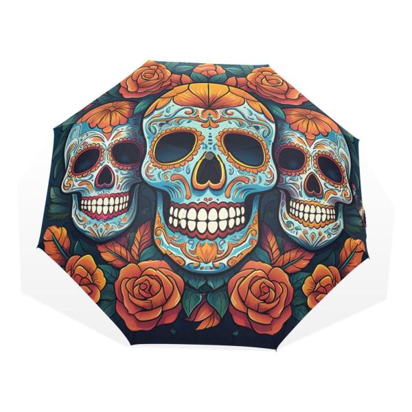 【並行輸入品】 Vintage European Flowers Leaves Travel Umb...
