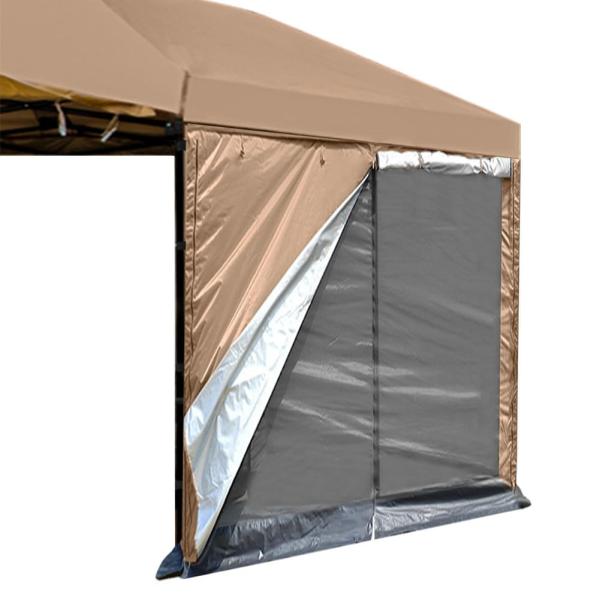【並行輸入品】 Yaheetech 10x10 Pop up Canopy Tent w/1 Sid...