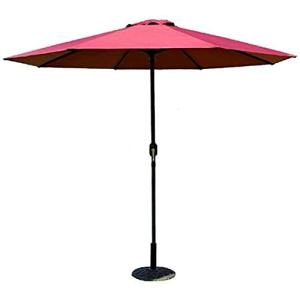 【並行輸入品】 Clihome 11ft Cantilever Patio Umbrella with Lights Square Umbrel
