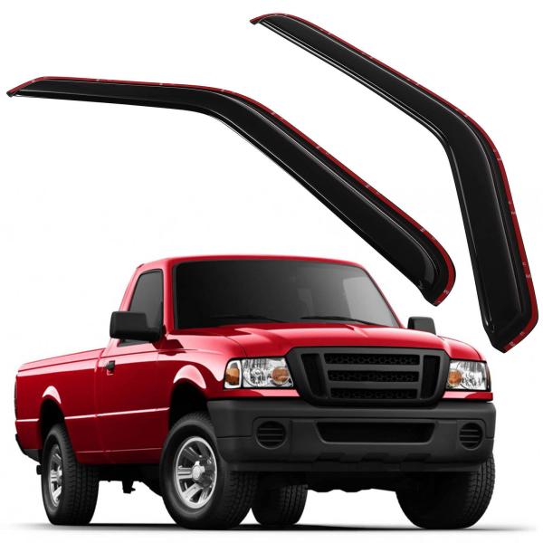 【並行輸入品】 Side Window Deflectors Rain Guards Vent Wi...
