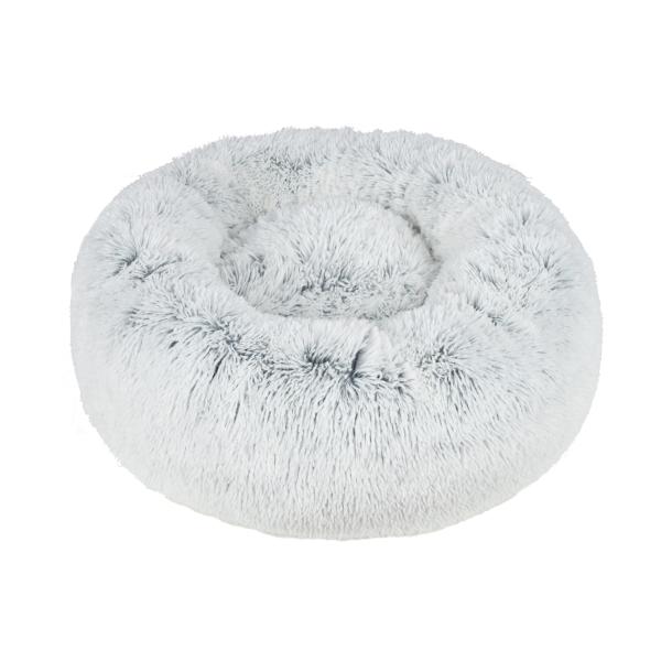 【並行輸入品】 Best Pet Suppliesラウンド鎮静犬用ベッド、プラッシュフェイクファー生...