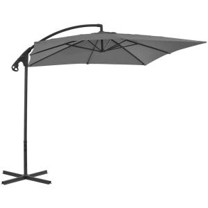 【並行輸入品】 Large Garden Parasol Sun Shade Patio Outdoor Umbrella Canopy w/C