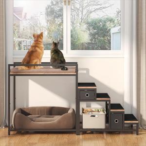 【並行輸入品】 Sherry Kline シェニール織ベルベット犬用ベッド イエローゴールド 26インチ x 18インチ x 3インチ Sherr