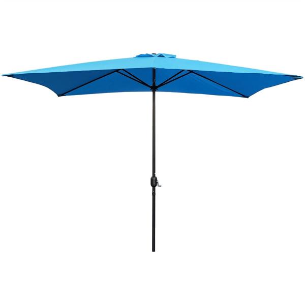 【並行輸入品】 HXSM Large Beach Umbrella Outdoor Patio Um...
