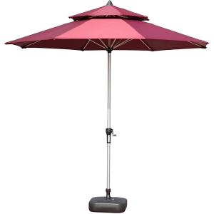 【並行輸入品】 SDdPulse Patio Umbrella Outdoor Patio Parasol Cantilever Hanging