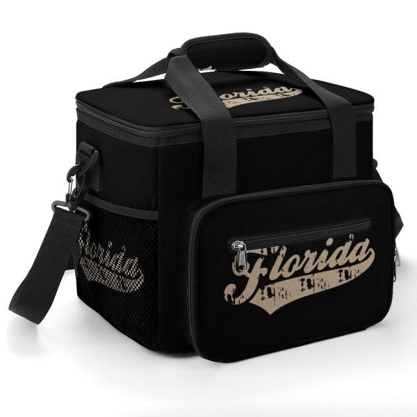 【並行輸入品】 Dominica ペイズリーフラッグクーラー断熱バッグ ポータブルアイスチェストボッ...