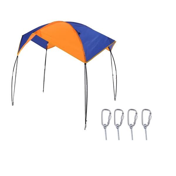 【並行輸入品】 GYAMX Beach Umbrella Tent, 2 in 1 Pop up B...