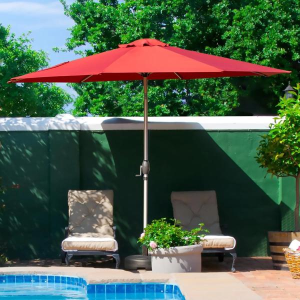 【並行輸入品】 TURRIDU 8.8 FT Cantilever Outdoor Patio Um...