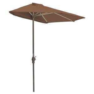 【並行輸入品】 Sunnyglade プッシュボタンチルト/クランク 6つ リブ7. 5' パティオパラソル屋外テーブル市場 傘 日焼け Sunn
