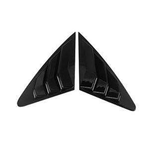 【並行輸入品】 Car Rear Window Side Vent Shutter Louver Cover Trim Compatible f