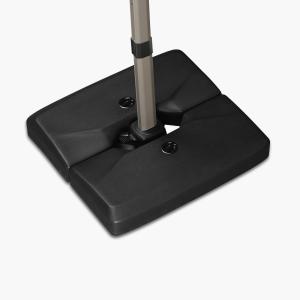 【並行輸入品】 Giantex(ジャイアンテックス) 5フィート パティオスクエア傘 アウトドアテーブル傘 頑丈な骨4本付き 頑丈なスチールポール