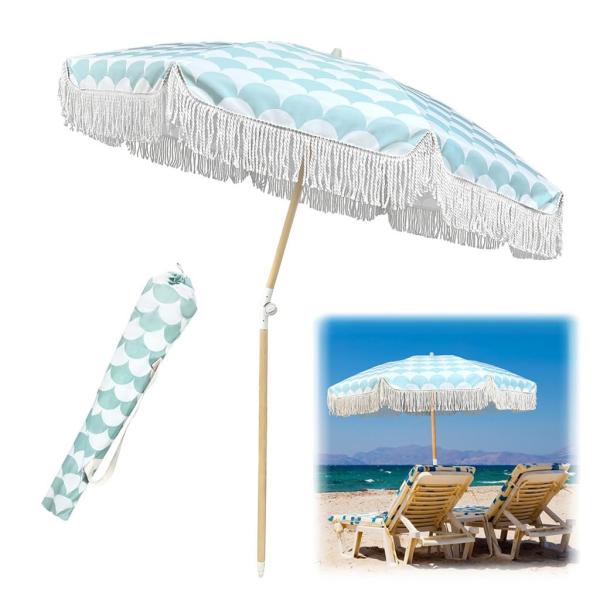 【並行輸入品】 KTHLBRH Parasol with LEDs and Steel Pole,P...