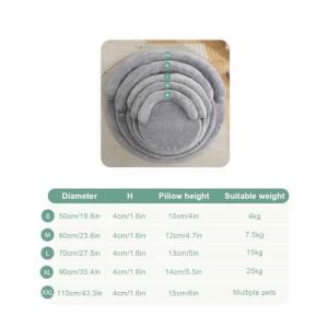 【並行輸入品】 Donut Cat Bed,A...の詳細画像4