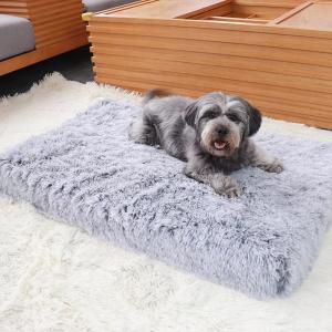 【並行輸入品】 LULUMAIC Luxury Fluffy Dog Bed, Waterproof Dog Bed with Non Slip