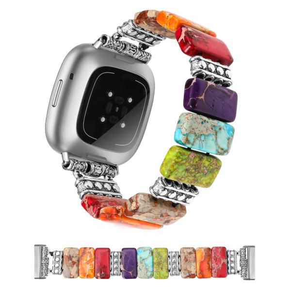 【並行輸入品】Moolia 天然石ブレスレット Fitbit Versa 4/Versa 3/Sen...