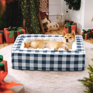 【並行輸入品】 屋内猫用猫ベッド 小型犬 暖かいベッドハウス 洗える子犬テント ベッド 子猫の洞窟 取り外し可能なクッション 3サイズ for C