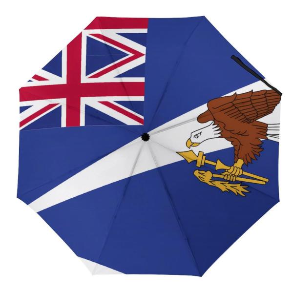 【並行輸入品】 Labrador Dogs in Autumn Funny Folding Umbr...