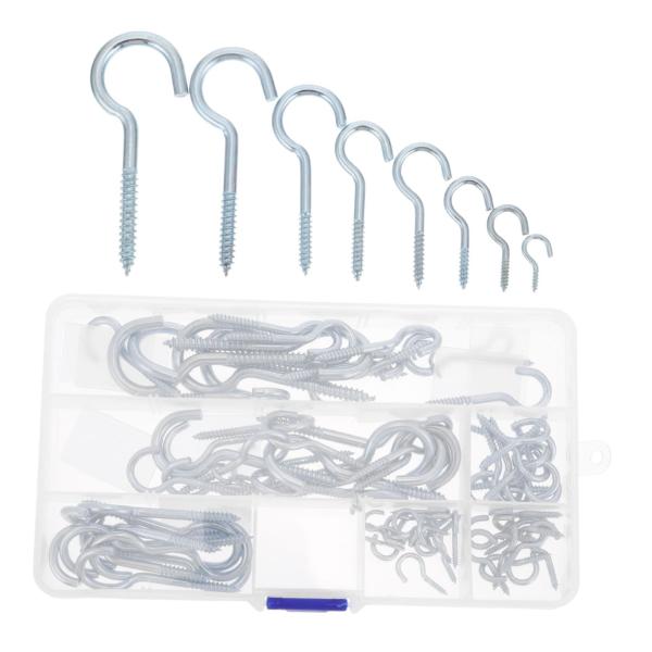【並行輸入品】 NAMOARLY 80pcs Heavy Duty Screw Hook Set G...