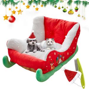 【並行輸入品】 Majestic Pet Products ネイビー タツノオトシゴ スモール ラウンド 屋内 屋外 ペット 犬用ベッド 取り外し