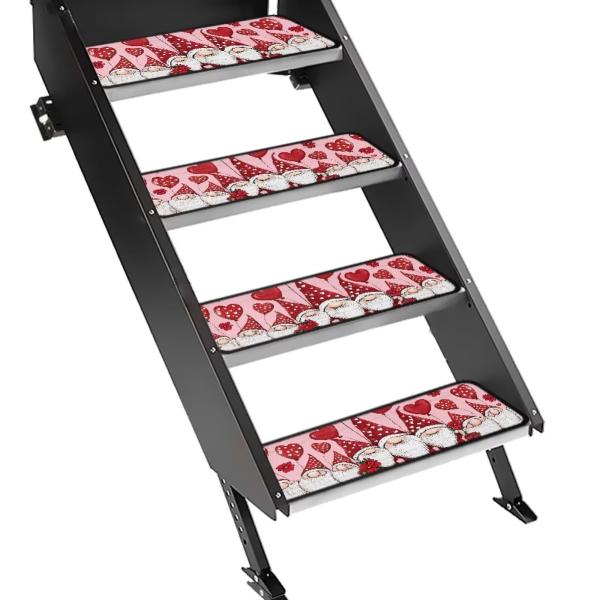 【並行輸入品】 SEANATIVE Red US Flag RV Step Covers 4 Pac...