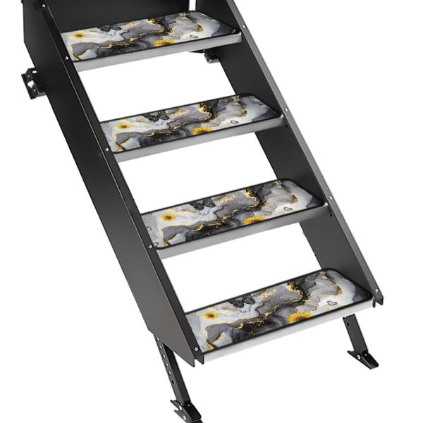 【並行輸入品】 Boatee Heart RV Step Covers 4 Pack RV Step...